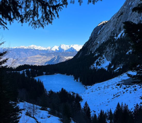 lac bénit en Haute Savoir