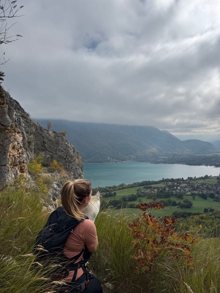 Vue sur le lac d’Annecy depuis Duingt